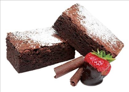 Slice Chocolate Fudge Brownie 30x20cm 15 slices