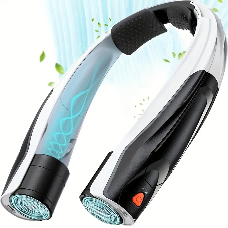 AI Portable 6-Speed Neck Fan with 6000mAh Battery