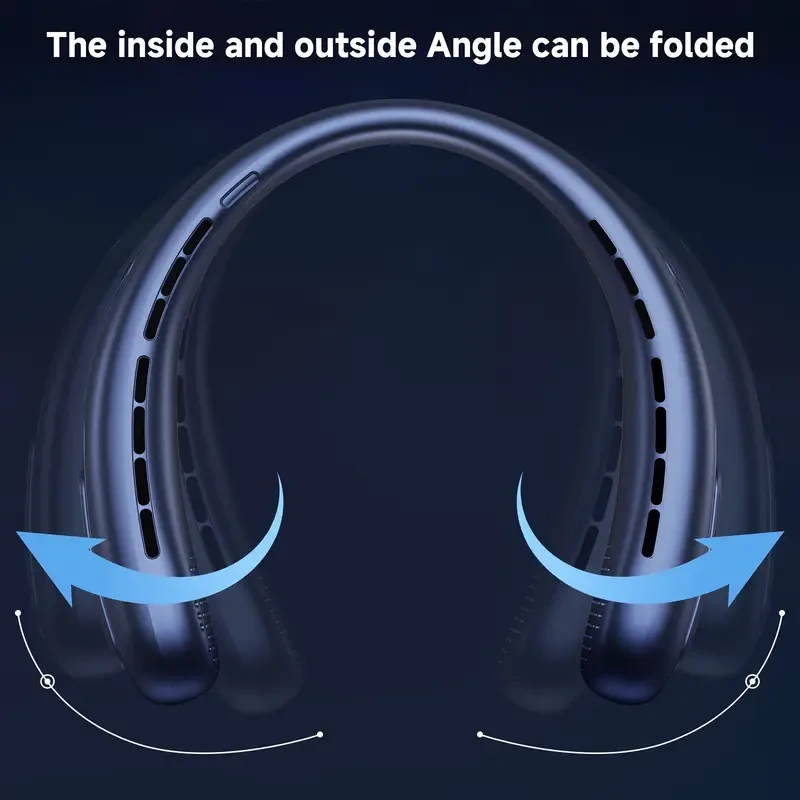 Bladeless USB-Powered Neck Fan with 360 Rotation