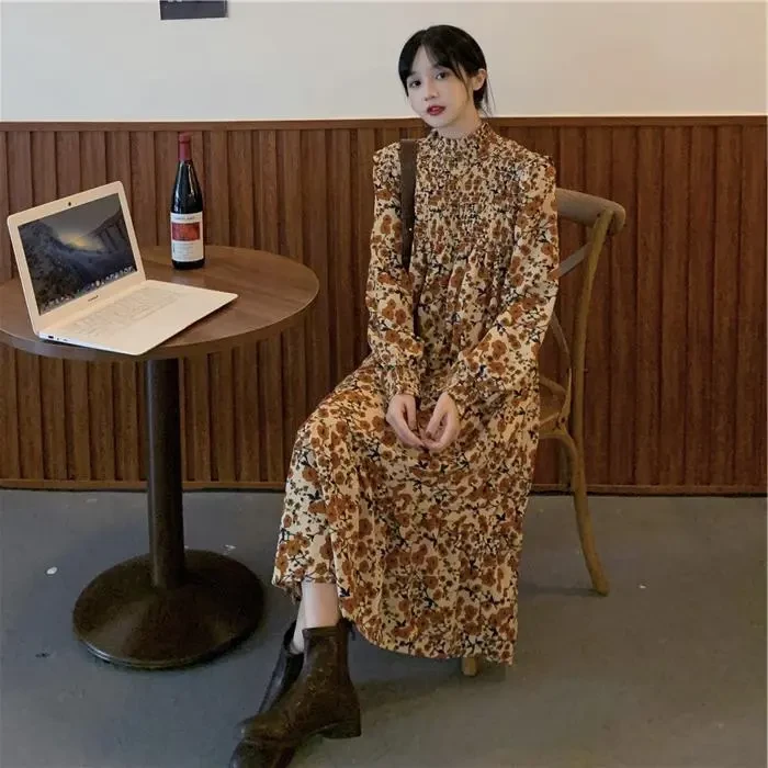 Emerald Green Floral Dress