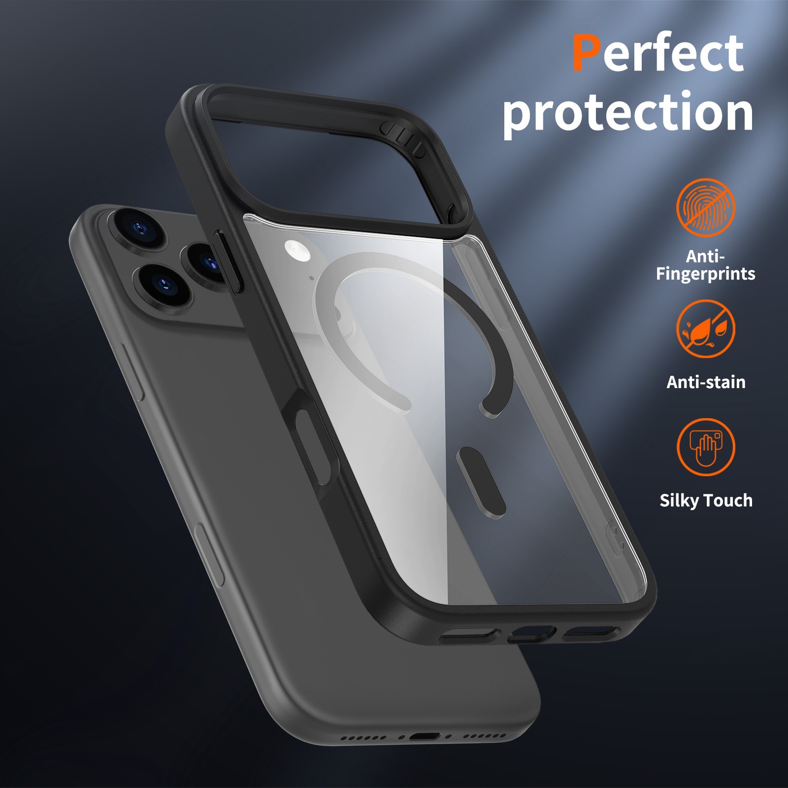 Phone Case Translucent Frosted Silicone