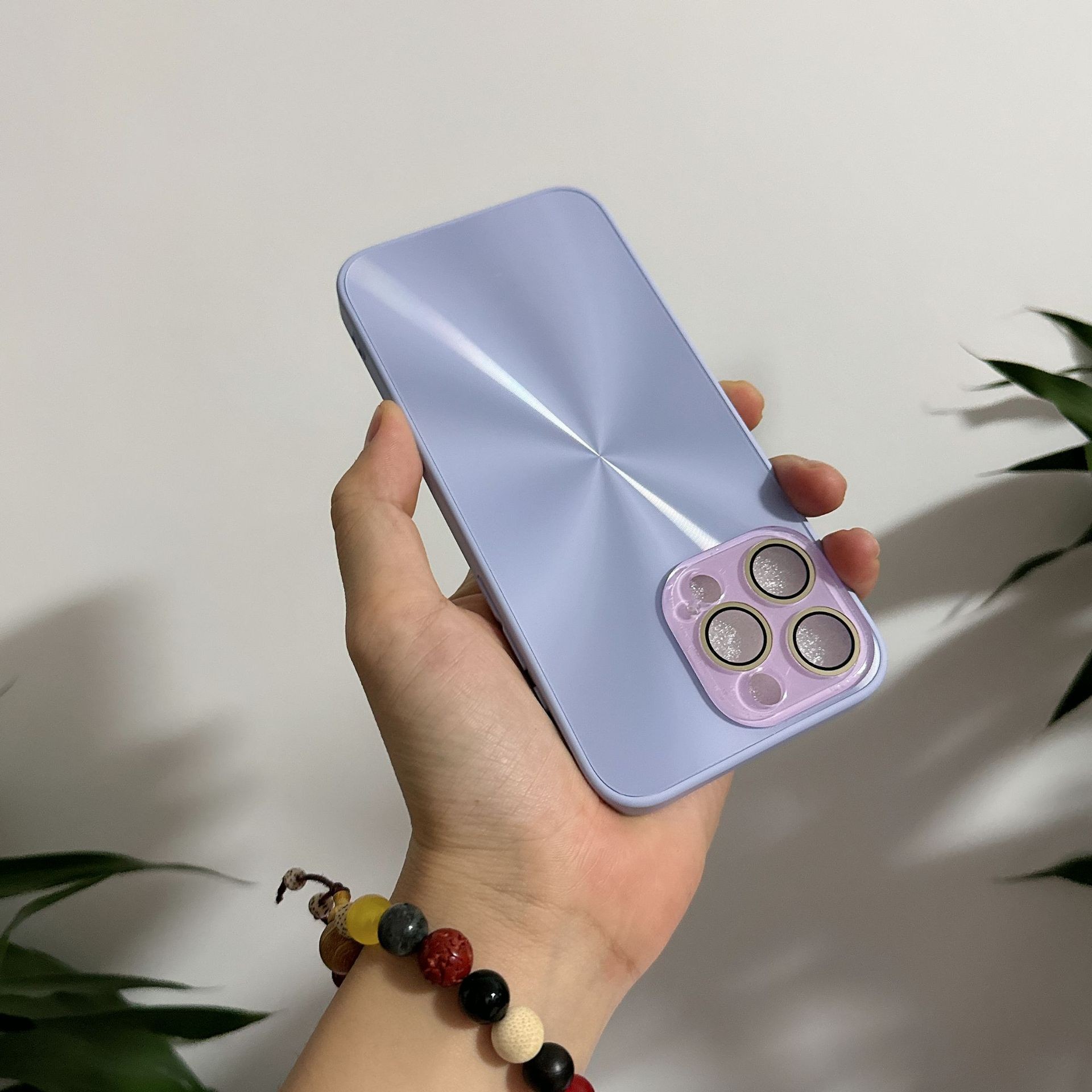 Colorful CD Grain Magnetic Crystal Lens Suitable Phone Case