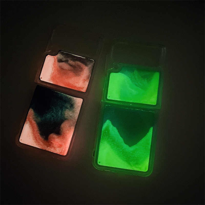 Luminous Quicksand Zflip6 Phone Case Silicone Protective Cover
