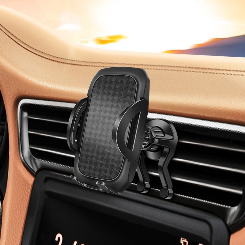 Carbon Fiber Suction Cup Car Phone Holder