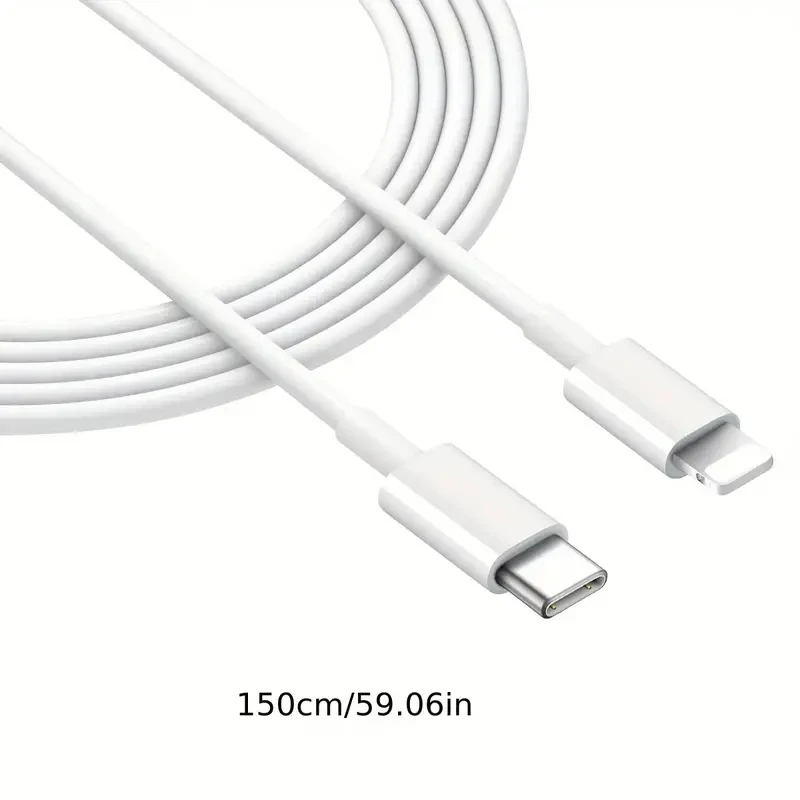 20W USB C to 8-pin Fast Charging Cable: Type C Charger Cord for Lightning-Fast iPhone Charging  6.6ft