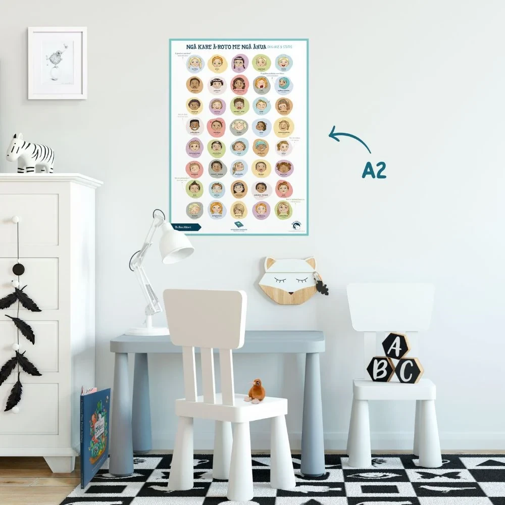 Poster A2 - Feelings - Te Reo Mori