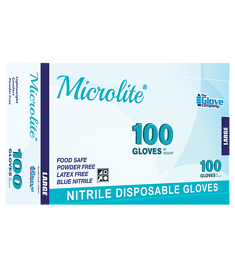 Microlite Nitrile Disposable Gloves
