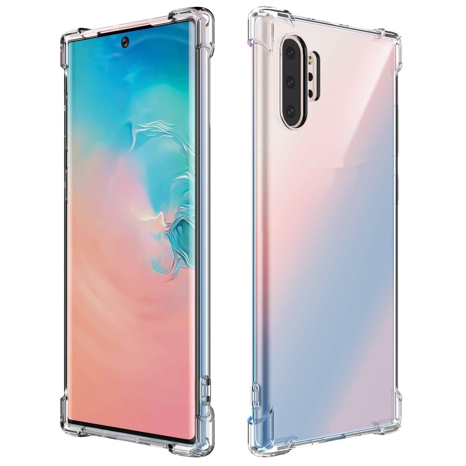 Transparent S24PLUS Four-corner Drop-resistant TPU Protective Case