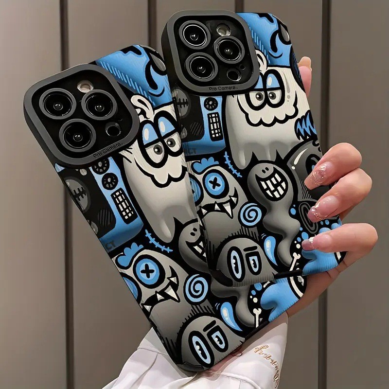 Little Monster Phone Case Graffiti Drop-resistant