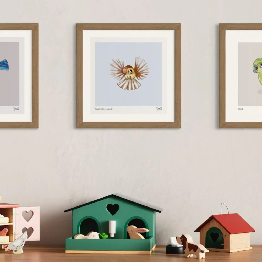Print - Pwakawaka - Fantail