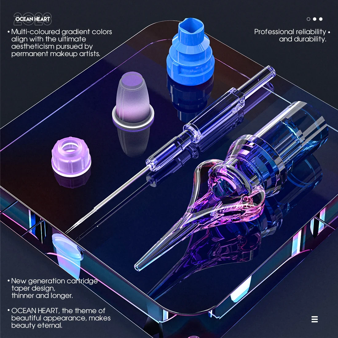 Mast Ocean Heart Universal Cartridges Needles  Round Liners