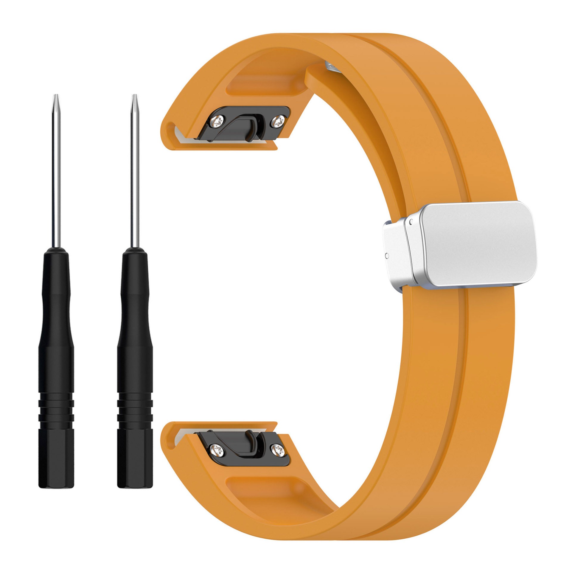 Quick Release Silicone Strap Magnetic Folding Buckle