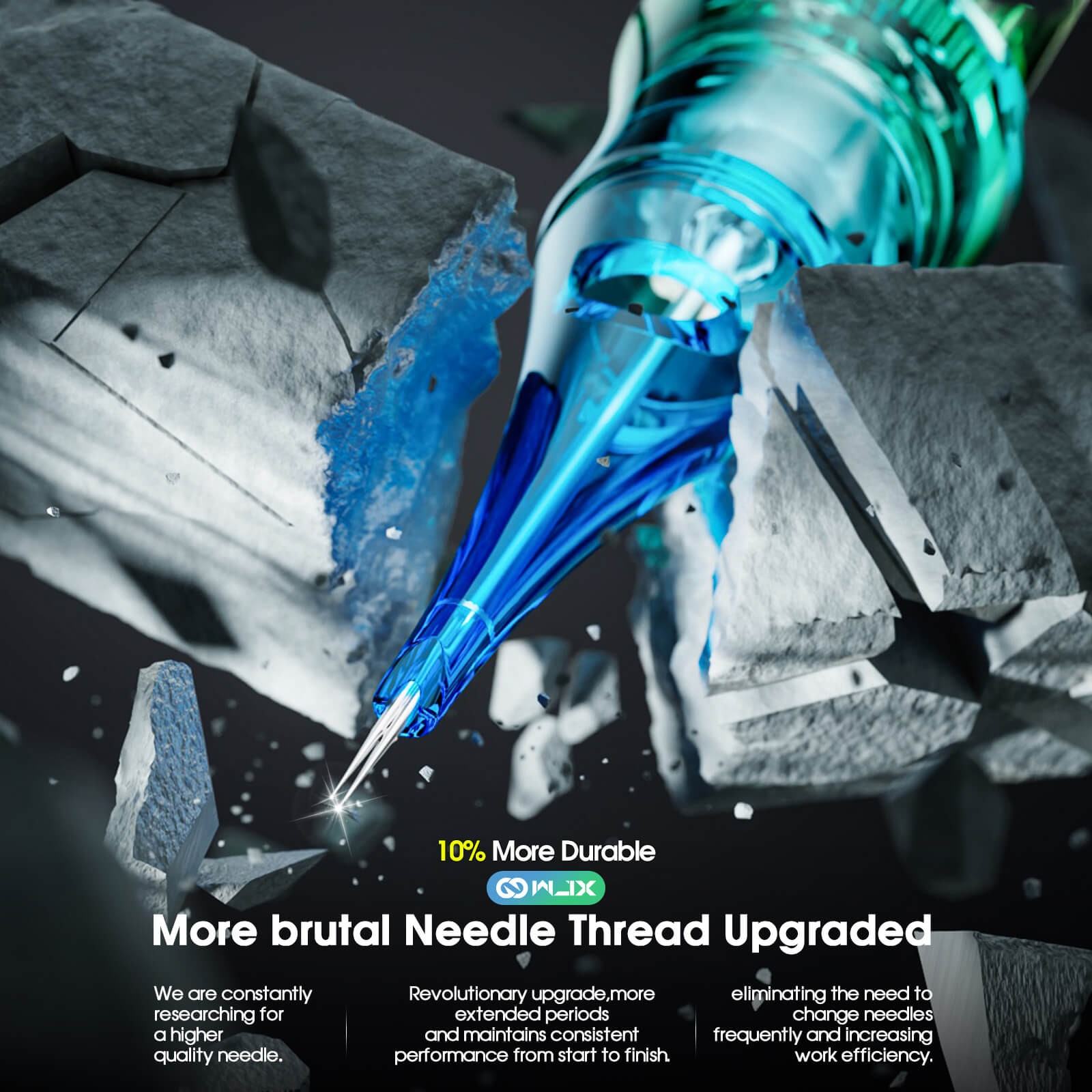 WJX Ultimate Universal Needle Cartridges  0805 RL (25/5 RL)- Single Piece