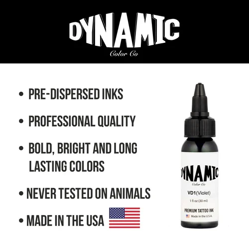 Dynamic Tattoo Ink Violet  1 oz