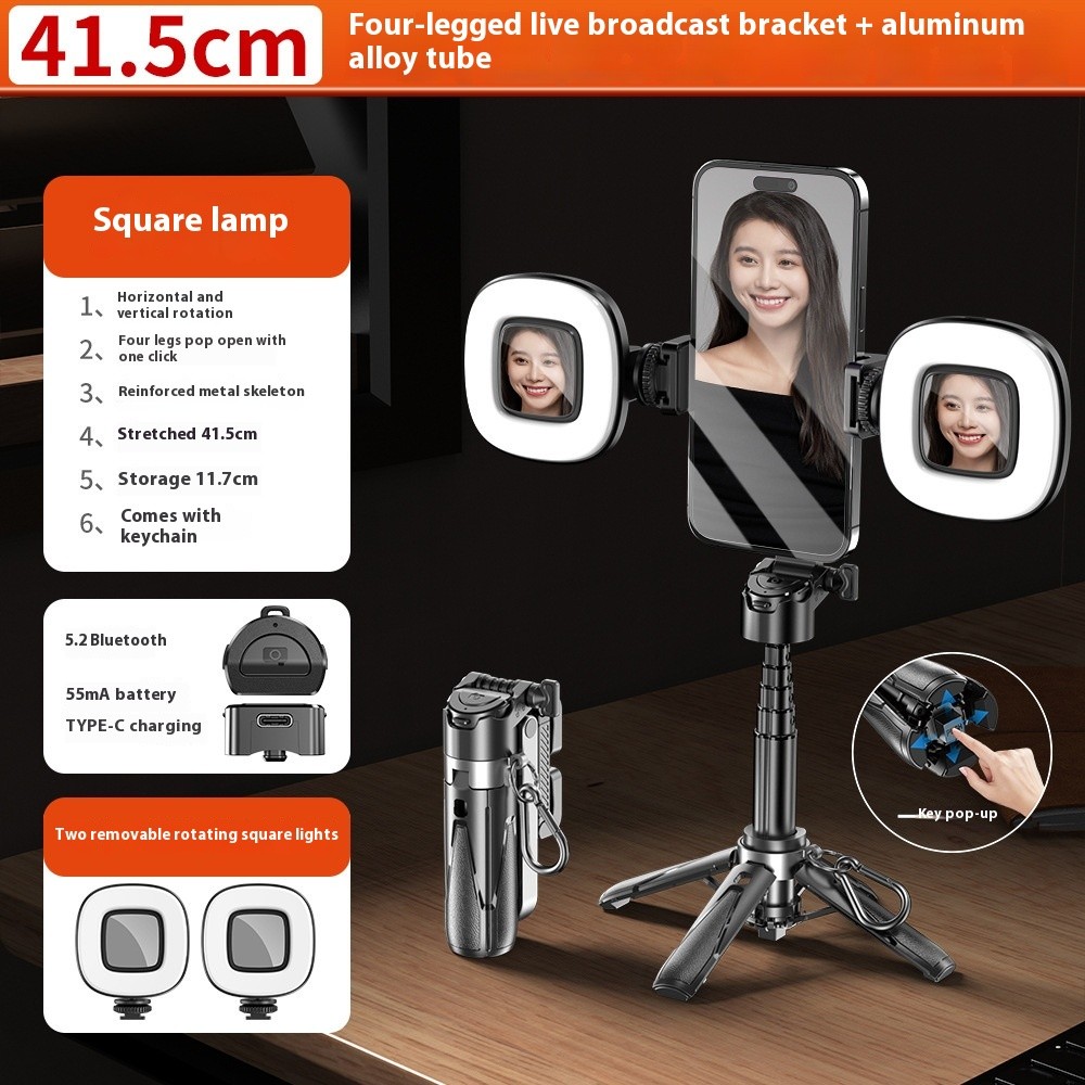 P15 Handheld Stabilizer Bluetooth Remote Control Mobile Phone Bracket Camera Aid