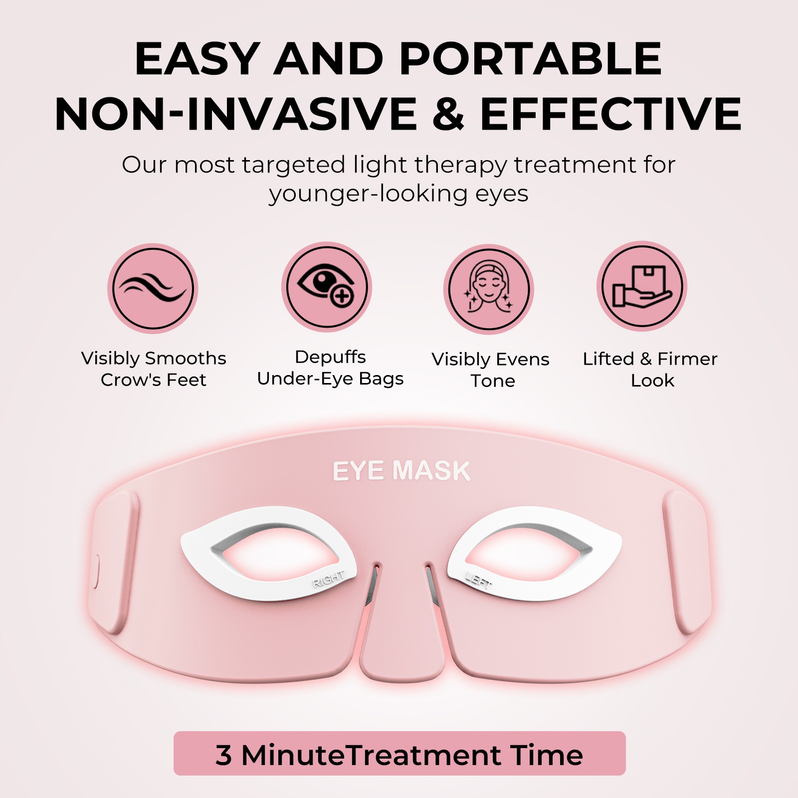 Silicone Eye Beauty Instrument Home Wearable Eye Protection Instrument Red Light