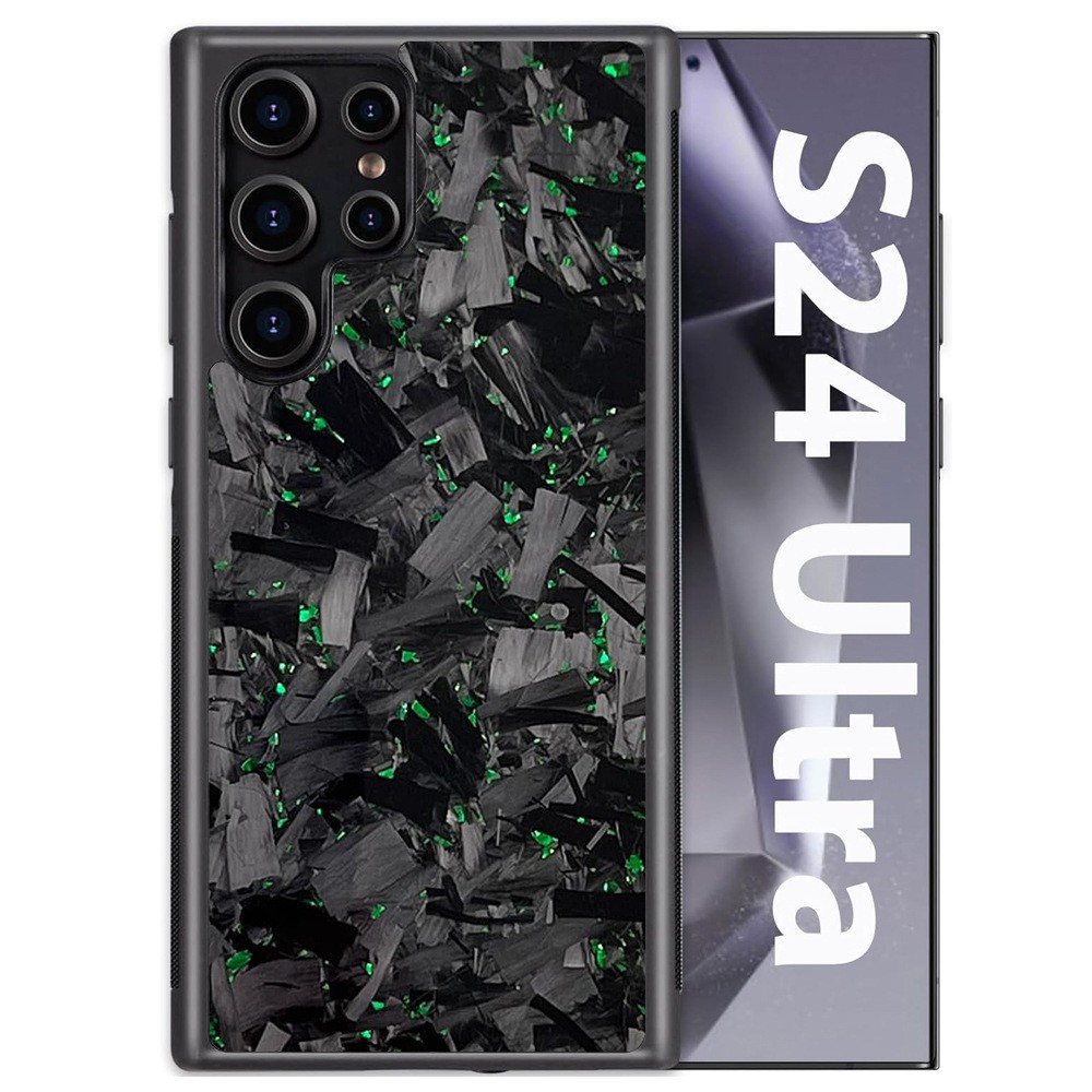 Carbon Fiber Protective Sleeve Forging Large Grain Phone Case