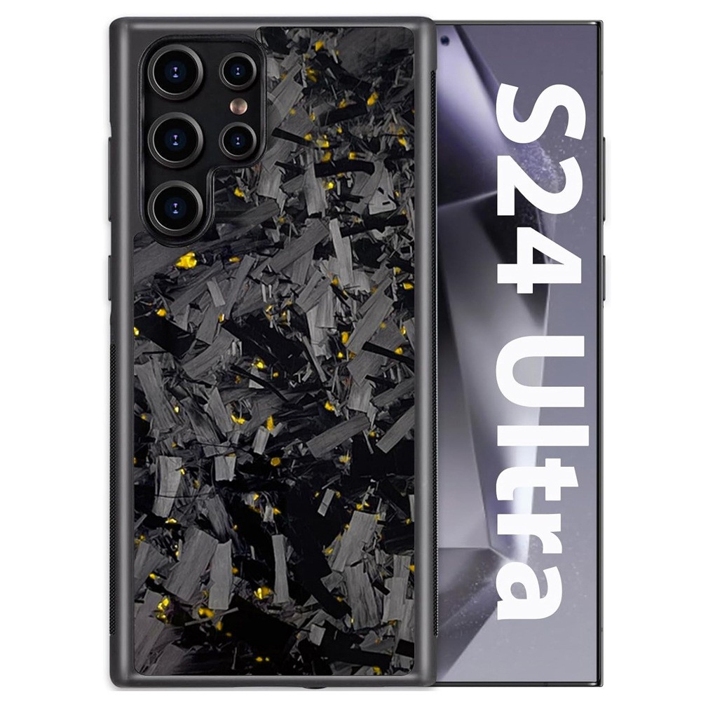 Carbon Fiber Protective Sleeve Forging Large Grain Phone Case