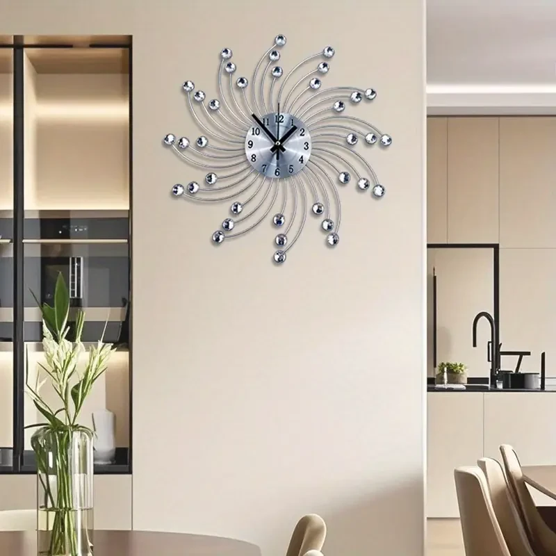 Sparkling Diamond Wall Clock