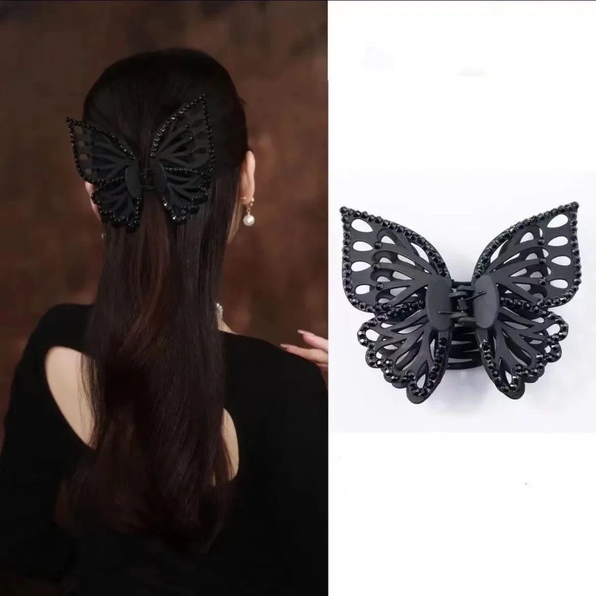 Silicone Hair Ties Black