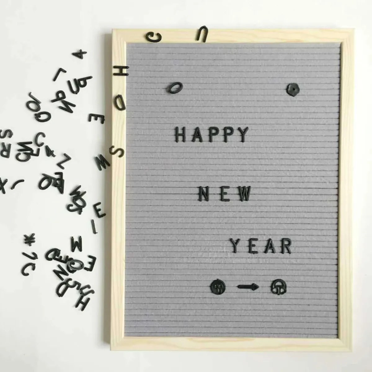 Grey Letter Board