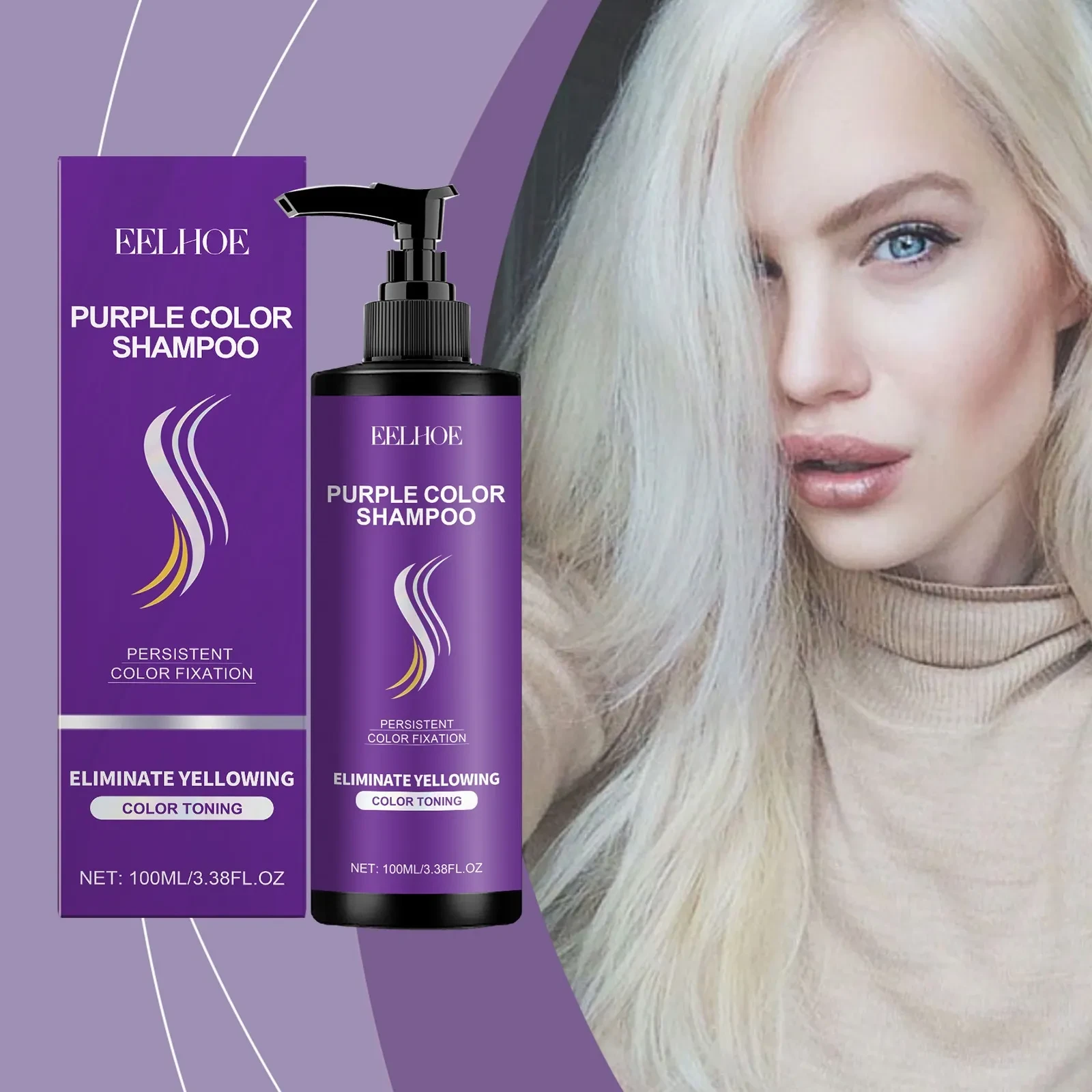 Purple Shampoo Repairing & Nourishing Hair