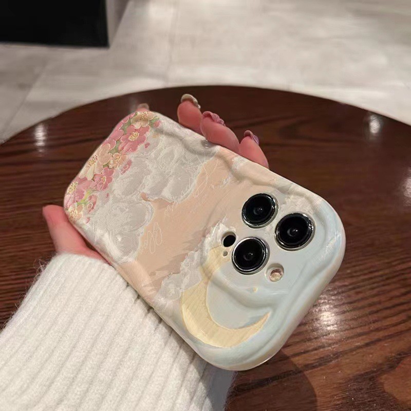 Cloud Flower Sea For Phone Case Creative Niche Girl Protective Case