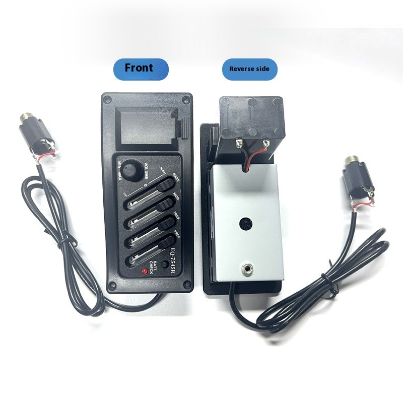 Four-section Equalizer Electric Box Piano Modification Vibration Pickup