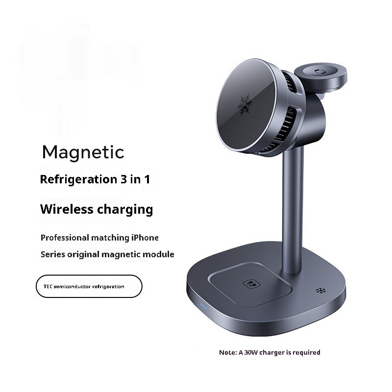 Semiconductor Three-in-one Magnetic Fast Charging Desktop Charging Bracket