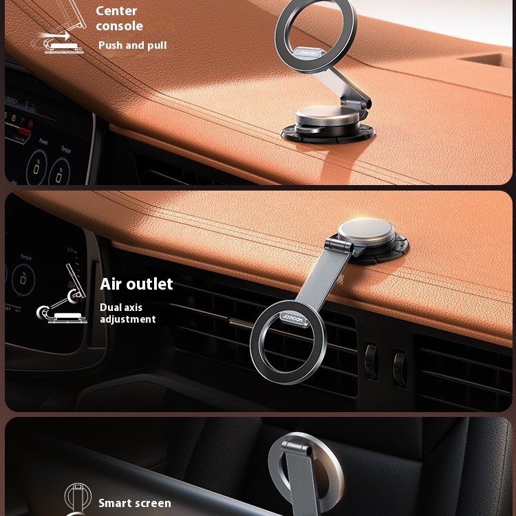 Adhesive Magnetic Folding Car Phone Holder
