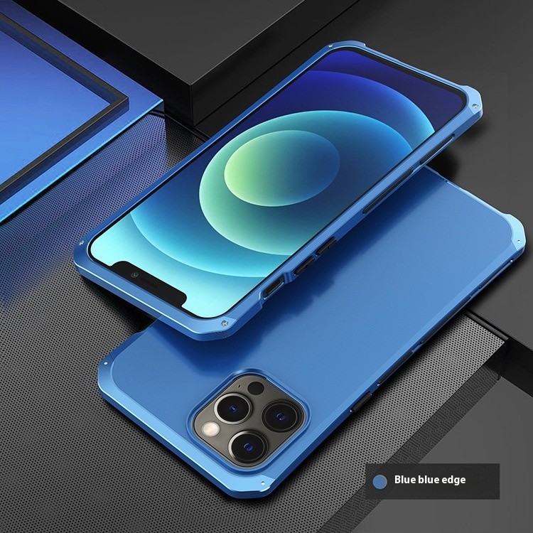 Fashion Drop-resistant Metal Screw Hard Shell Phone Case