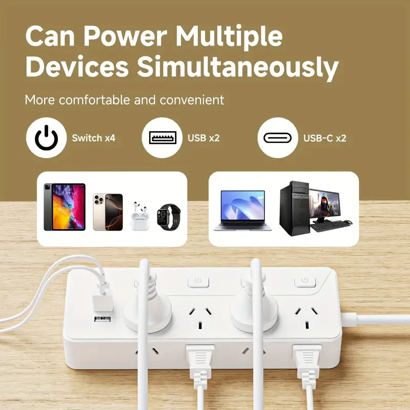 12-in-1 Power Strip - Multi Outlet