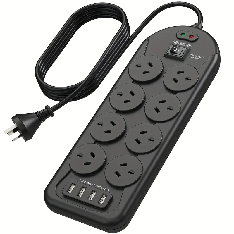 12-in-1 Power Strip - 8 AC & USB