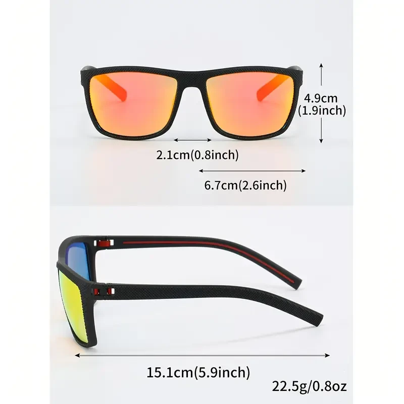 Lightweight Polycarbonate Square Fashion Glasses