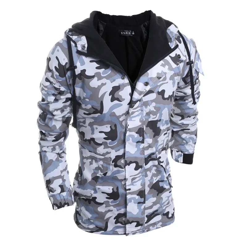 Snow Camo Jacket Mens
