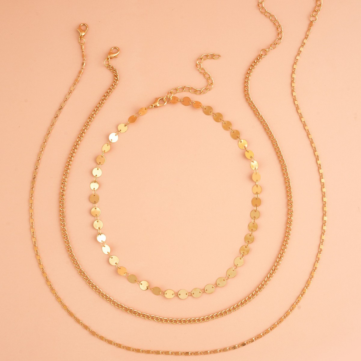 Ferrero Double Hole Wafer Necklace Match Sets