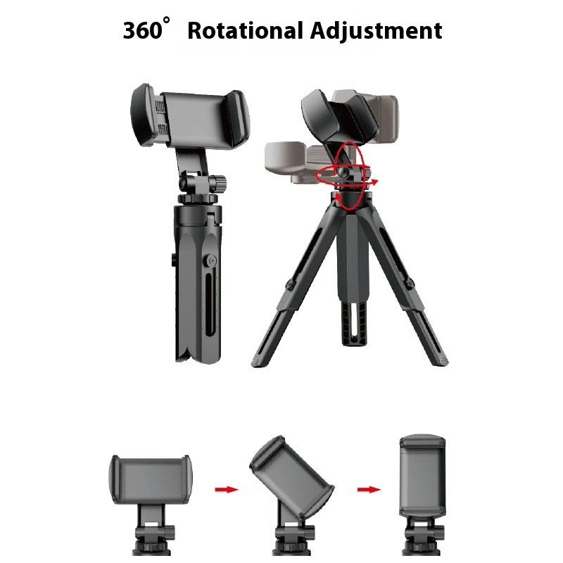 Simple Plastic Desktop Photography Tripod Phone Holder