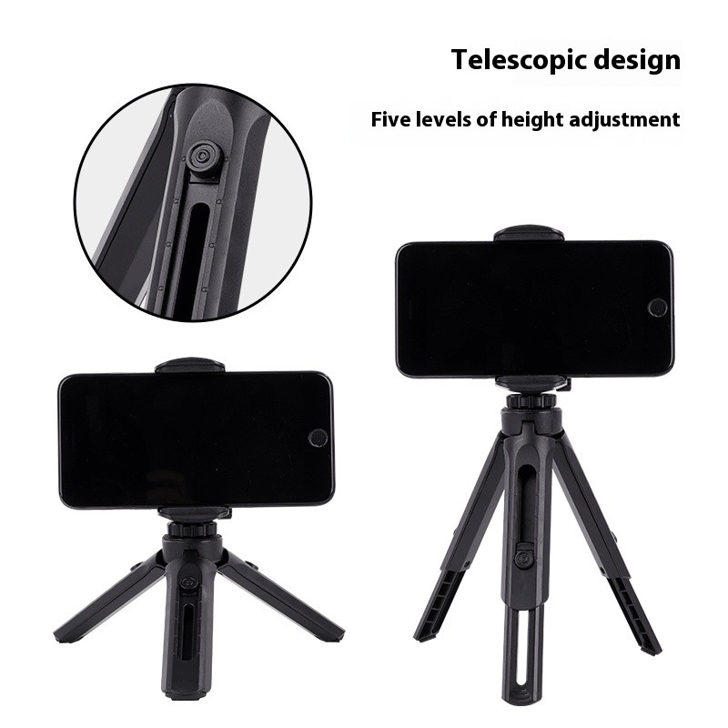 Simple Plastic Desktop Photography Tripod Phone Holder