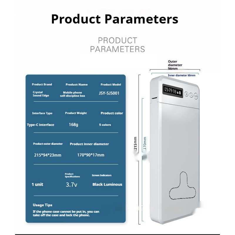 Timing Mobile Phone Self-discipline Box