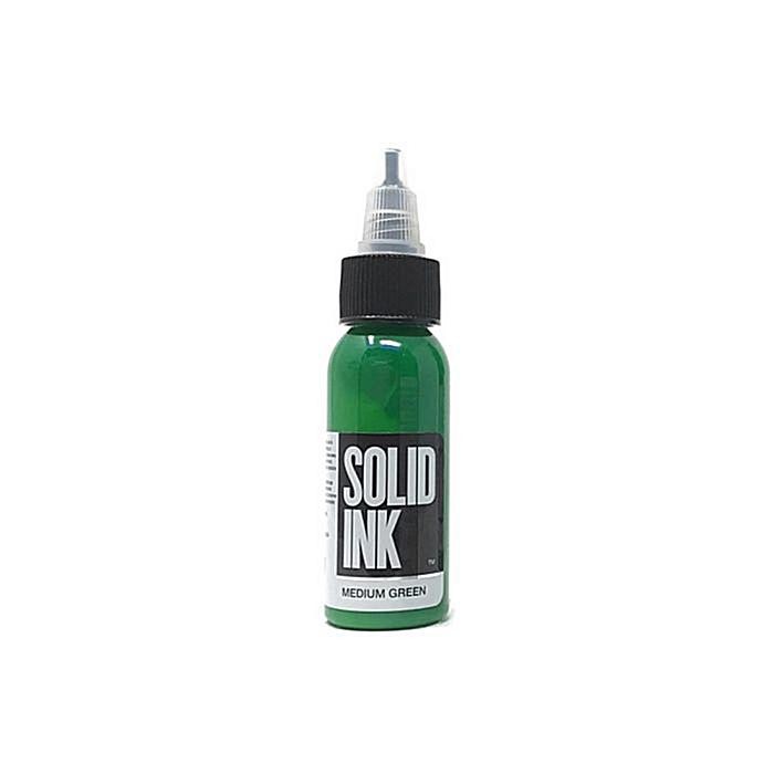 Medium Green  Solid Ink  1 oz