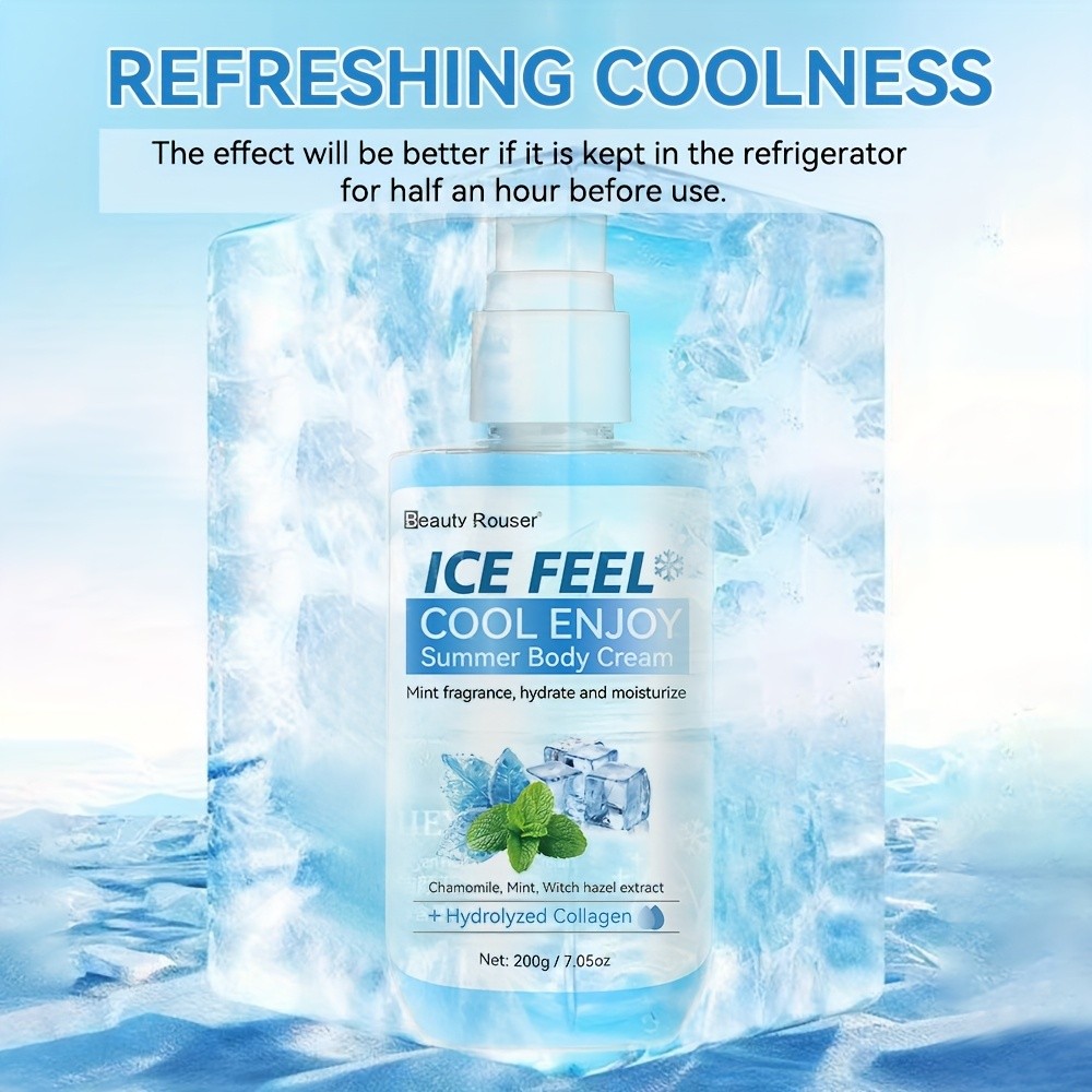 Beauty Rouser Cooling Summer Body Cream with Mint