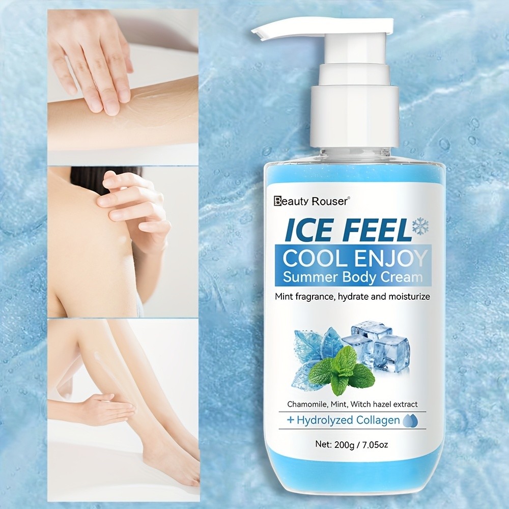 Beauty Rouser Cooling Summer Body Cream with Mint