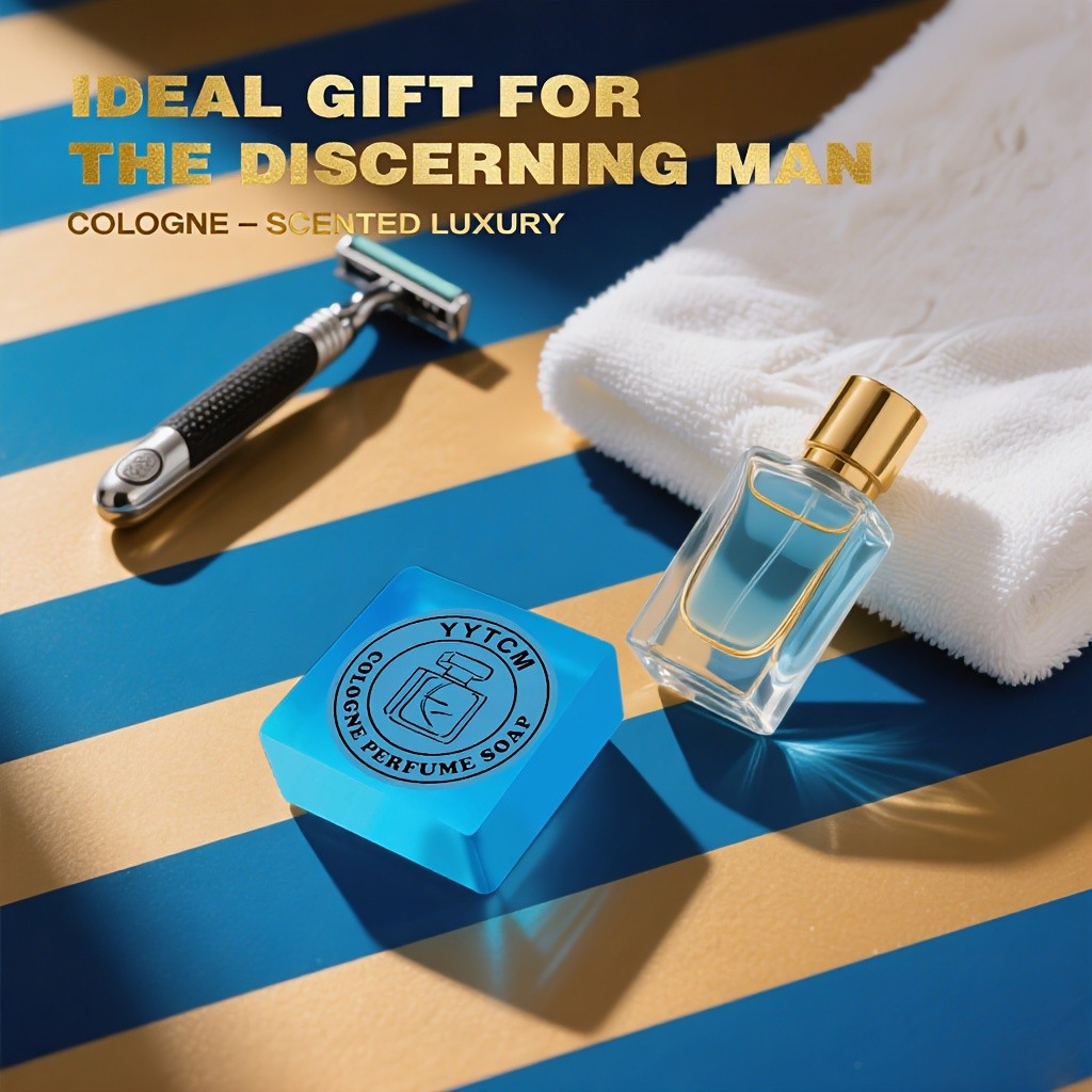 Mens Cologne Scented Soap with Shea Butter & Olive Oil