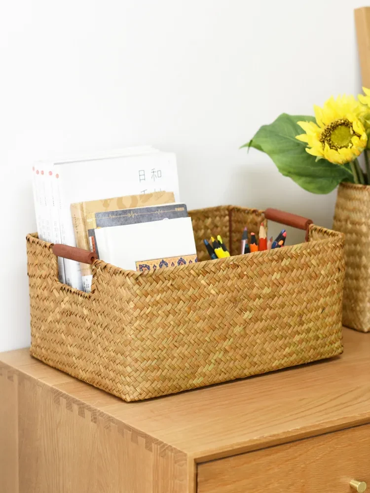 Natural Seagrass Storage Basket