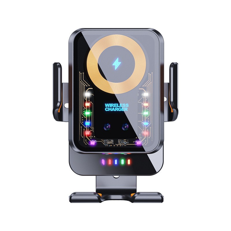 Car Wireless Charging Stand Fast Charge 15W High Power Automobile Phone Holder Gravity