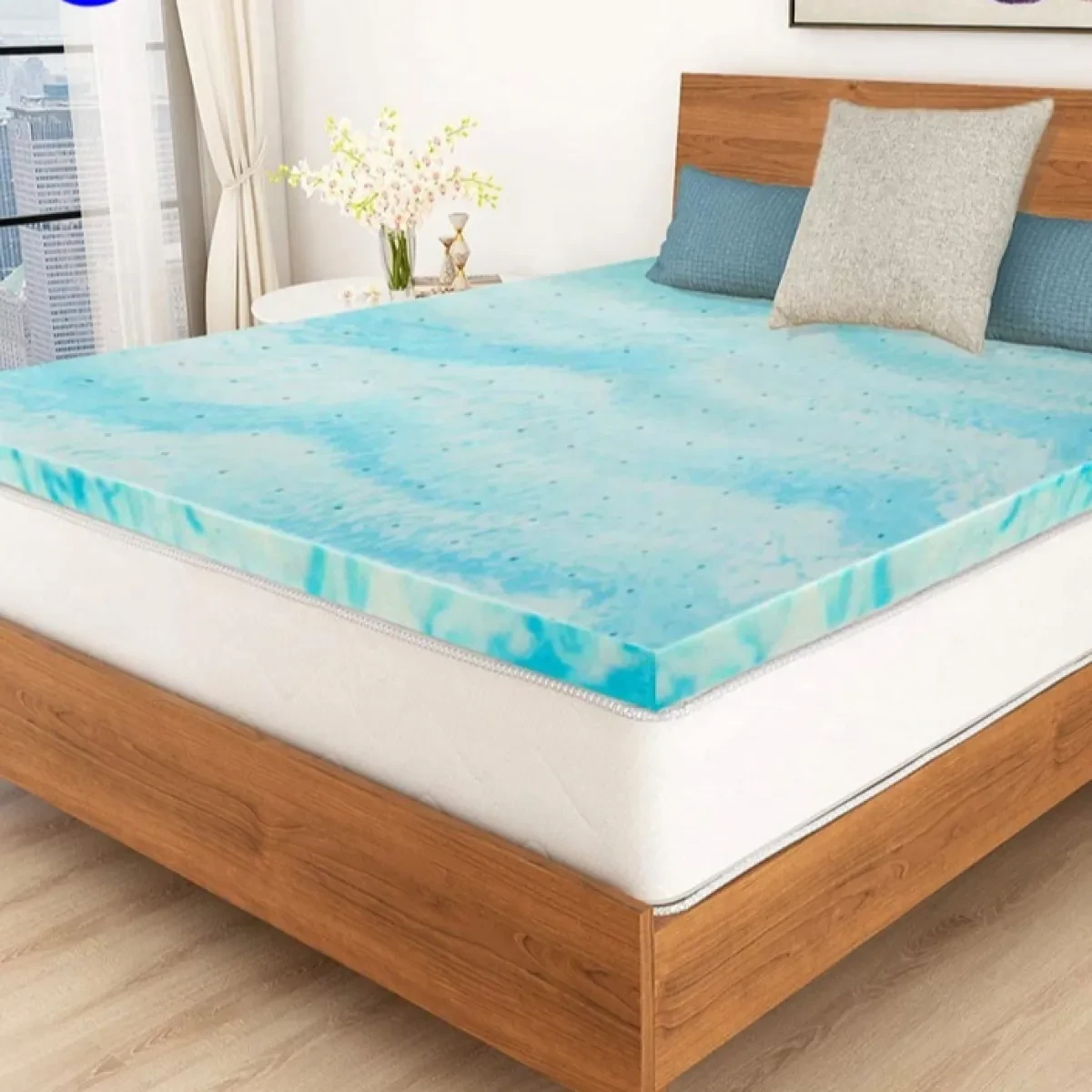 Gel Memory Foam Mattress Topper