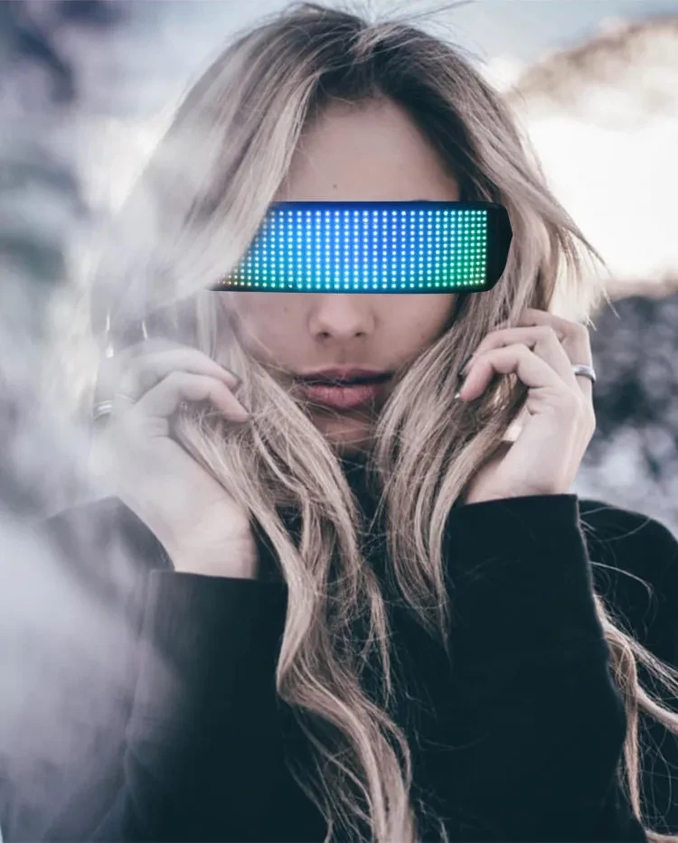 led rave glasses