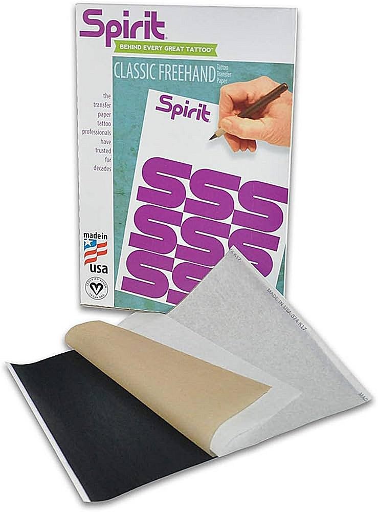 FREEHAND ONLY  Spirit Classic FREEHAND Tattoo Stencil Transfer Paper  8.5 x 11 A4 Size