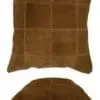 Cowhide Patchwork Cushion 40x40cm