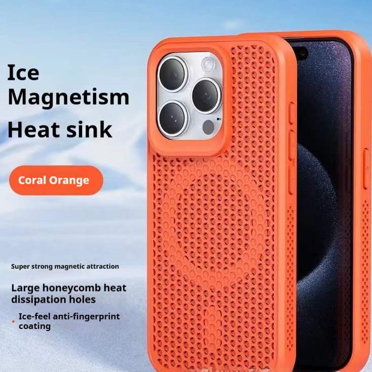 Simple Honeycomb Mesh Magnetic Phone Case